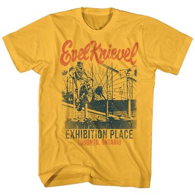 Evel Knievel Exhibition Toronto Ontario Stunt Bike Jump Motorcycle Unisex T-shirts