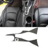 LDH Car Interior Carbon Fiber Gear Shift Panel Frame Trim Stickers For Chevrolet Camaro 2017-2019