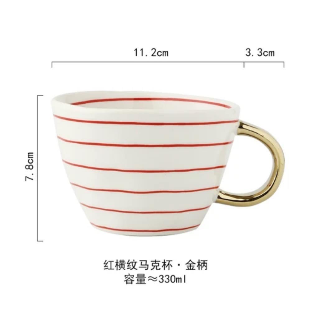 330ml Ceramic Mug with Handle Coffee Cup Afternoon Tea Cup Milk Tea Cups Milk Mug Coffee Mugs Drinkware Teacup Water Cups