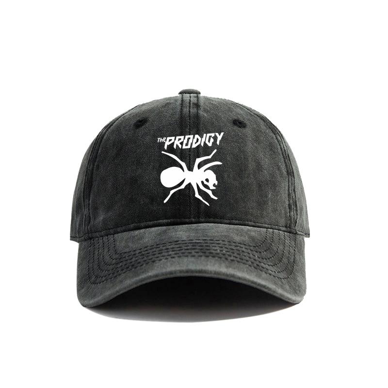 Berretto Estivo The Prodigy Cappellini Dad Distressed Unisex Regolabile da Esterno in Cotone MZ