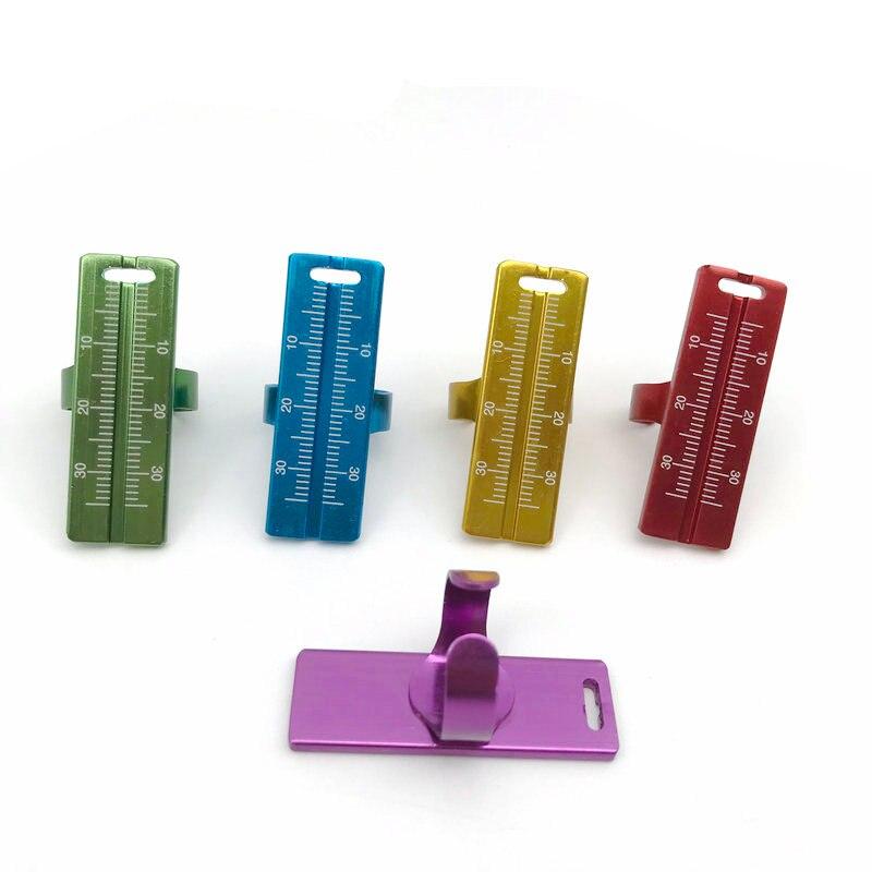 1PC Instruments dentaires Endo Aluminium Doigt Règles Span Mesure Échelle Dentiste Outil