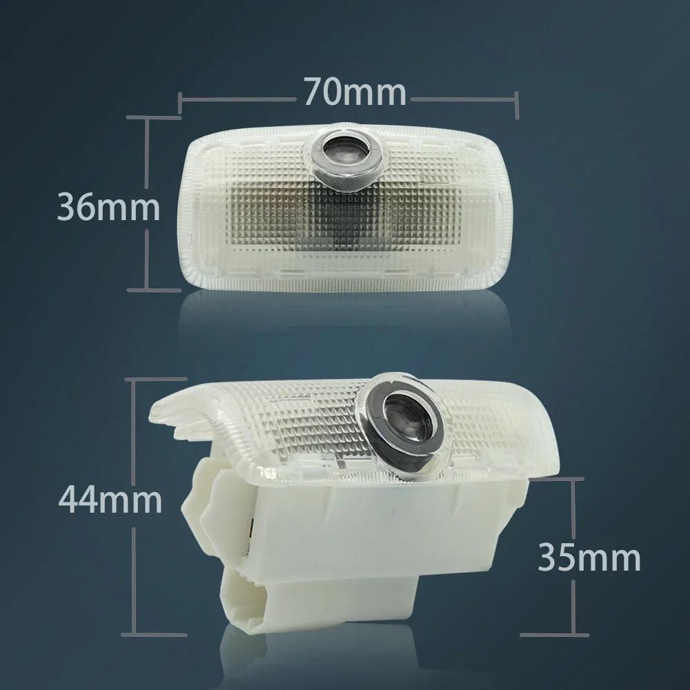 2 Pièces Lumière d'Accueil de Porte de Voiture à Logo LED Pour Patrol Y62 2010-2021 Accessoires Auto Projecteur Laser Emblème Ombre Lumière de Voiture