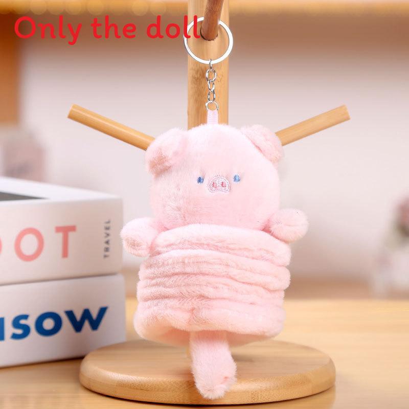 

Plush Capybara Rabbit Bee Keychain With Spring Design For Backpack Decor And Gifts Pig