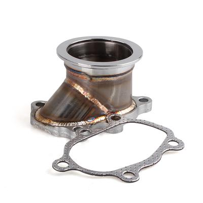 MUGE-Turbocharger Turbo Down Pipe 5 Bolt To 2.5"/ 63mm V Band Flange Adapter For GT25 GT28 T25 T28 BOV085