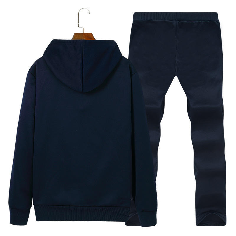 Jugend Frühling und Herbst Sportanzug Herren Kapuzenpullover 7-Druck Langarm-Sweatshirt