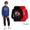 5385 Kinder Jungen Mädchen Stranger Aufdruck Lässiger Langarm-Hoodie Top