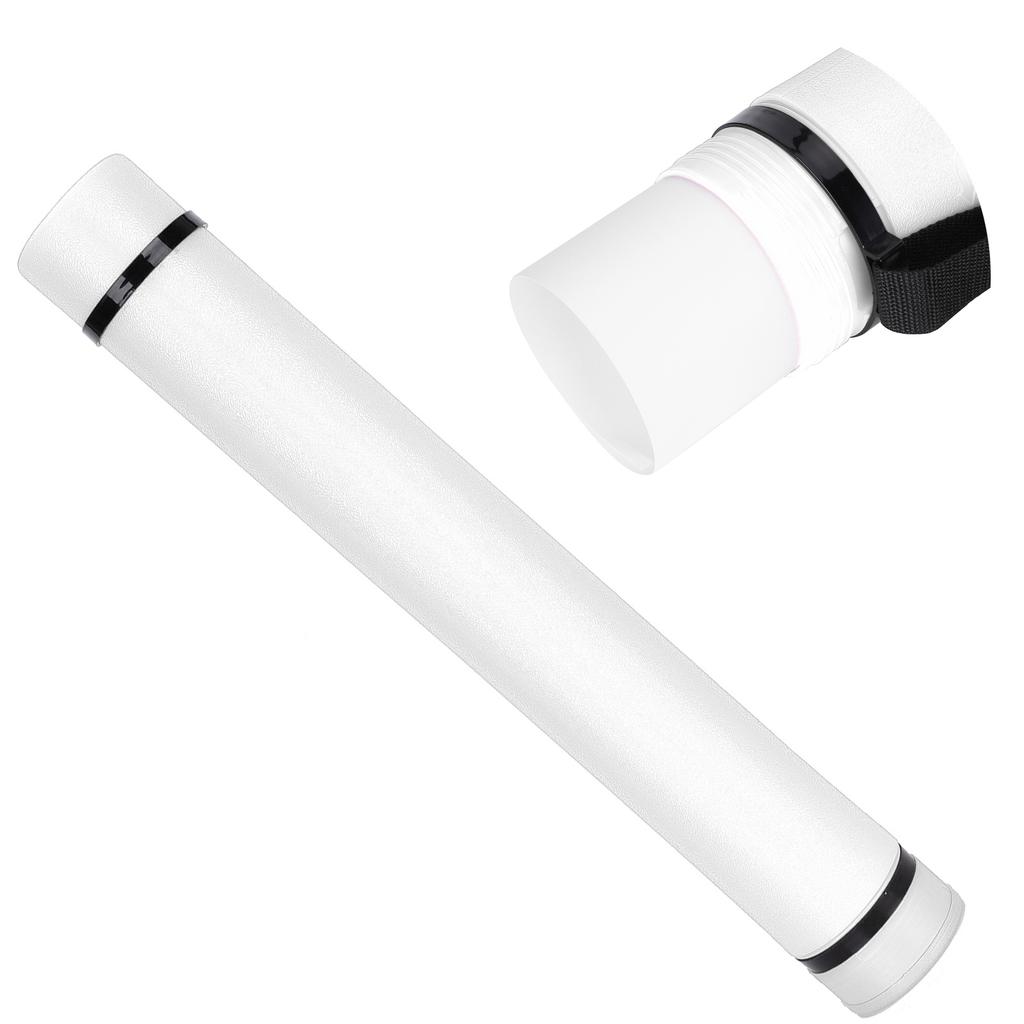 Drawing Storage Tube Extendable Thickened Telescopic Collection Poster Drafting CaseWhite