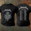 RAR! Tricou Metallica M72 World Tour 2025 - 2026 față-verso, Tricou Turul Australiei Tricou Unisex