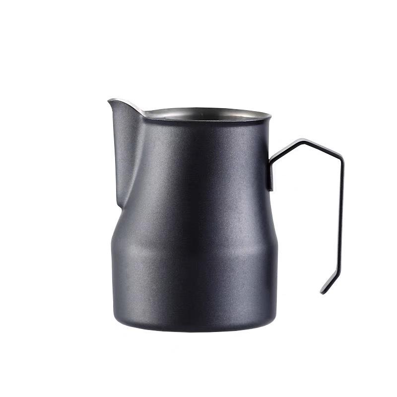 304 Stainless Steel Teflon Latte Art Cup - Italian Style Big Belly Milk Frother