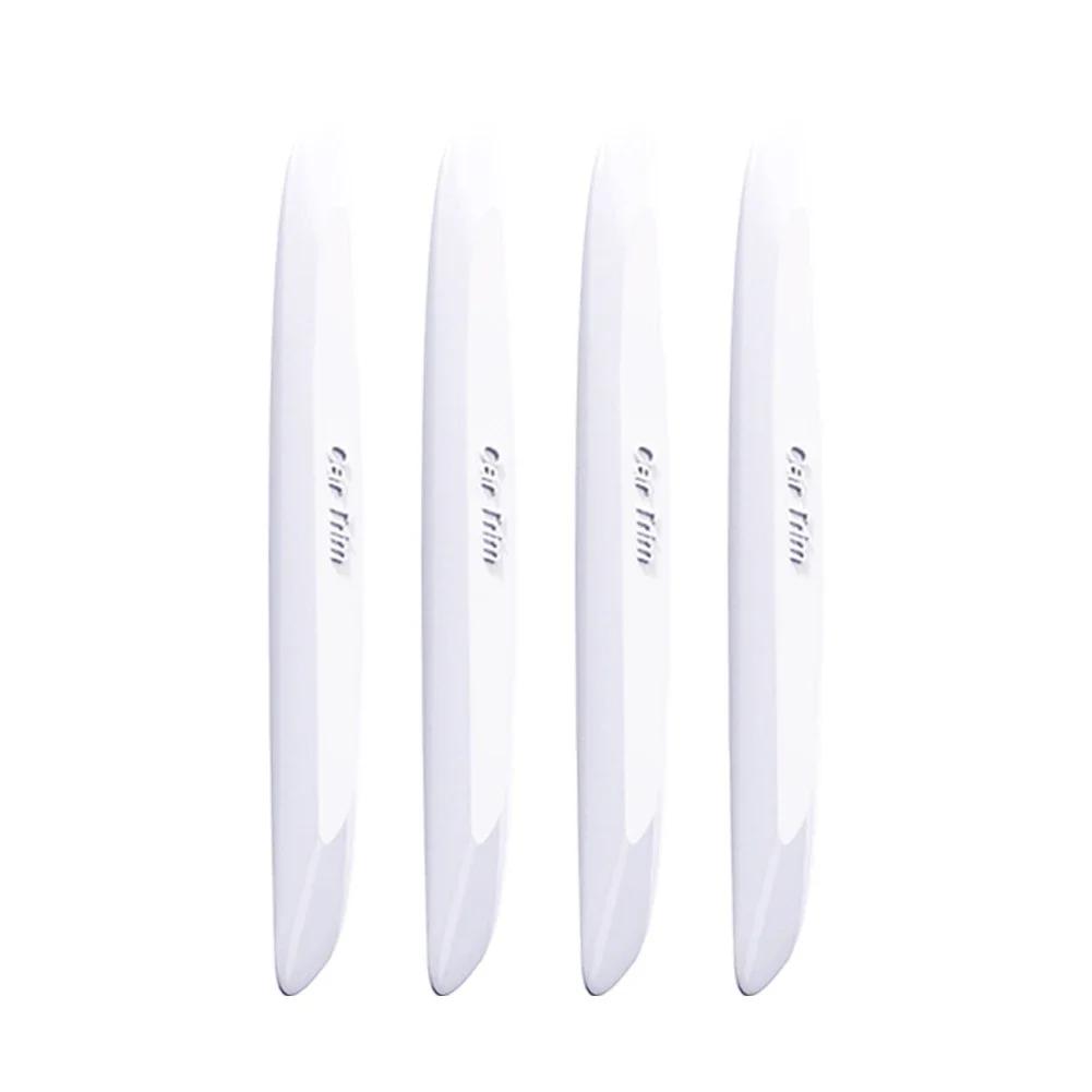 2/4Pcs Universal Rubber Protector Strip Car Rearview Mirror Anti-collision Strip Bumper Car Door Stickers for Reducing Damage