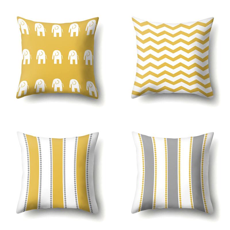 Polyester Pillowcase Automobile Decoration Home Printed Pillowcase