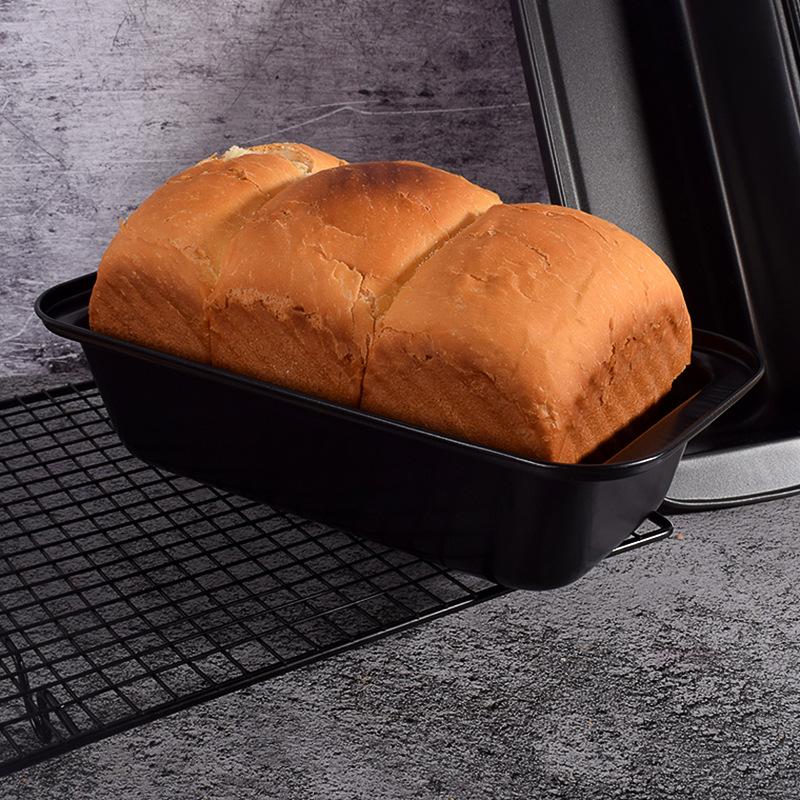 Molde Antiadherente para Hornear Pan de Molde Acero al Carbono Molde para Pan Tostado Lata Cocina Rectangular Utensilio para Hornear para Brownies Pastel de Carne