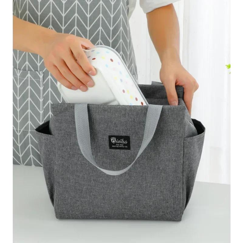 Multifunction Oxford Large Capacity Cooler Bag Waterproof Portable Zipper Thermal Lunch Bags for Outdoor Picnic Food Storage