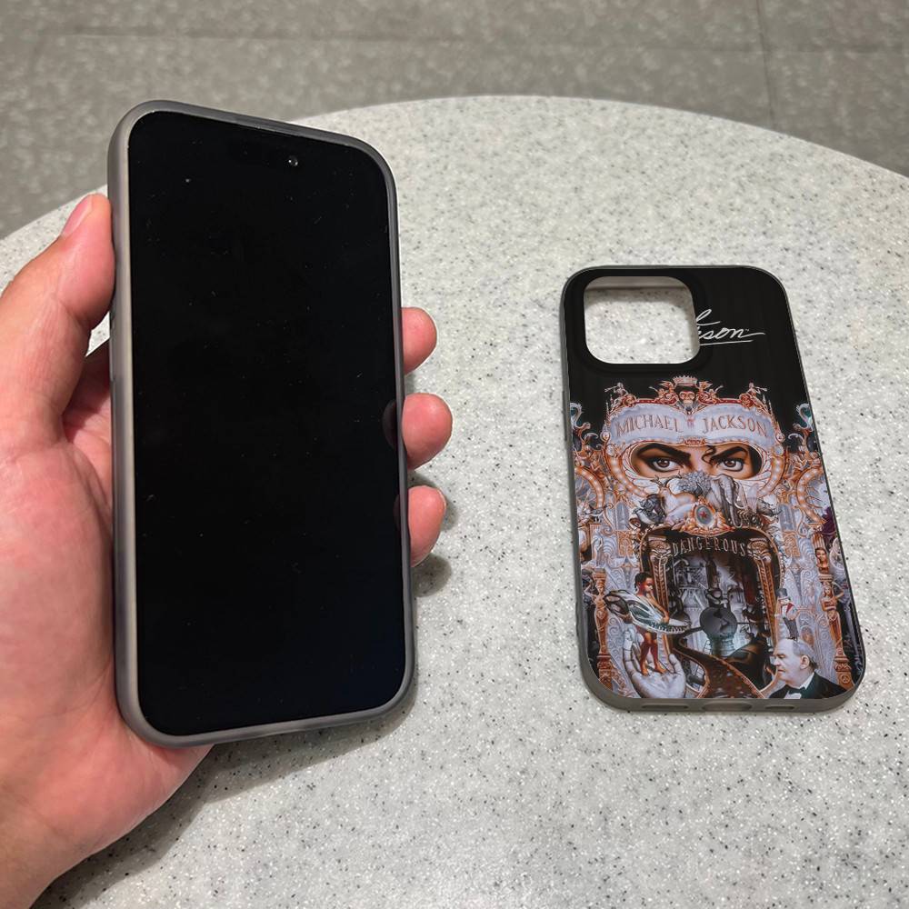 Pop Singer Michael Jackson Phone Case For IPhone 17 16 15 11 12 13 14 Pro Max Soft Corrugated Silicone Cover Case