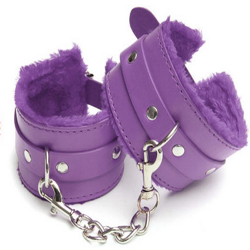 Luxury Pu Plush Sex Handcuff Bundle For Couples Waterproof And Adjustable
