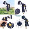 Premium 9-Düsen-Spritzpistole für Hochdruck-Metall-Gartenschlauch mit ergonomischem Griff