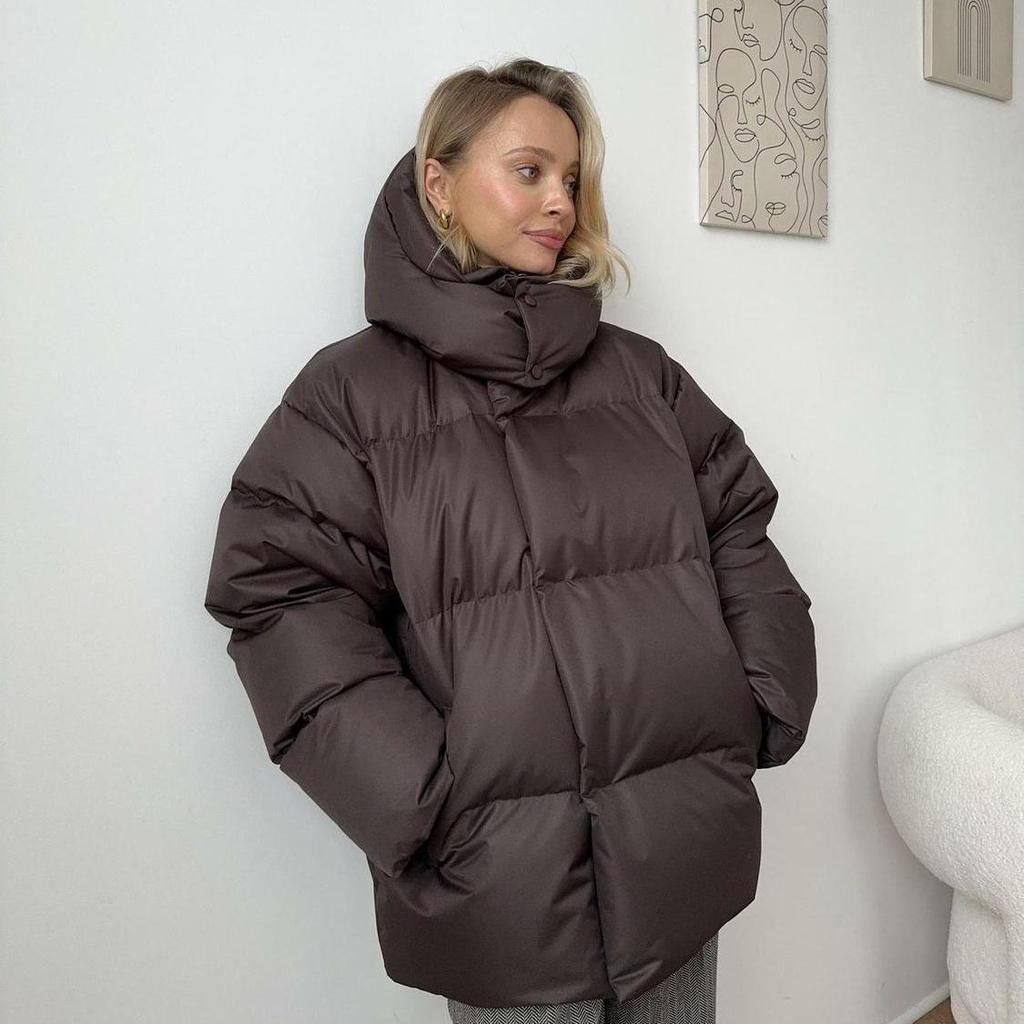 European & American Women's Loose Cotton-Padded Jacket — Autumn/Winter 2025 Collection
