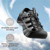 Fitville Wide Width Mens Sandal Shoes Closed-Toe Trekking Water Sandal Shoes With Arch Support For Swollen Feet Anti-Skid Summertime Shoes