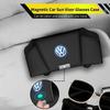 Car Sunglasses Storage Box Sun Visor Leather Eyeglass Case Interior Accessories For VW Scirocco Jetta Polo Tiguan Sharan Touran ze9