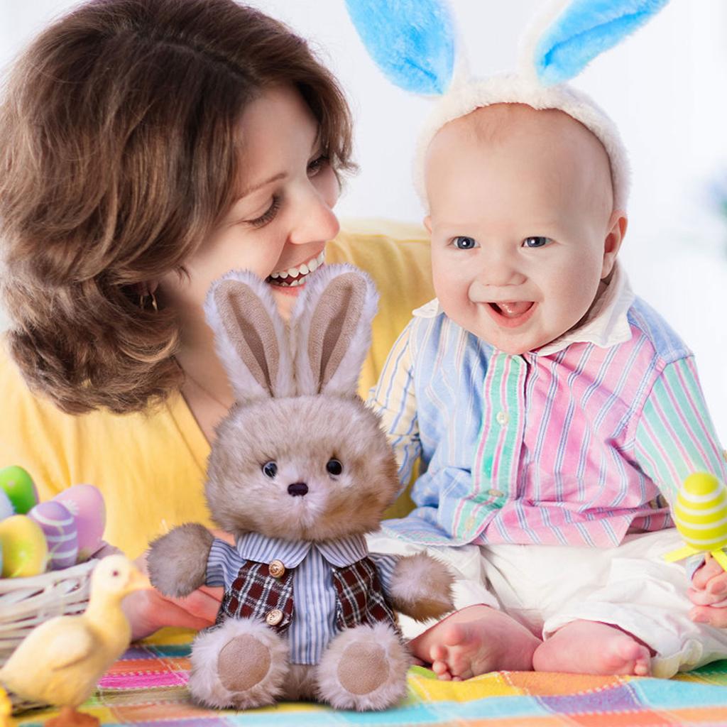 Dressed-up Bunny Plush Toy For Kids, Machine Stuffed Doll, Leisure