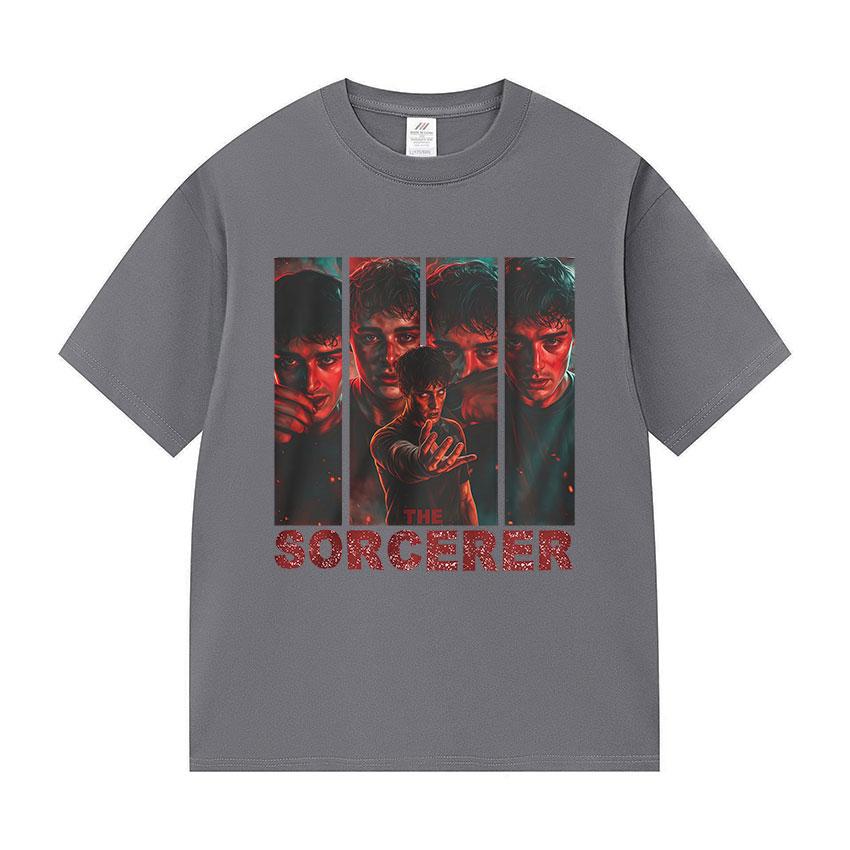 Tv Series Will Byers The Sorcerer Graphic T Shirts Unisexs Vintage Fashion Short Sleeve Tshirt Unisex 100 Cotton Tshirt Streetwear