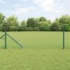 VidaXL Chain Link Fence with 13 Pointed Posts 0.4x25 M Galvanized Steel 3351166