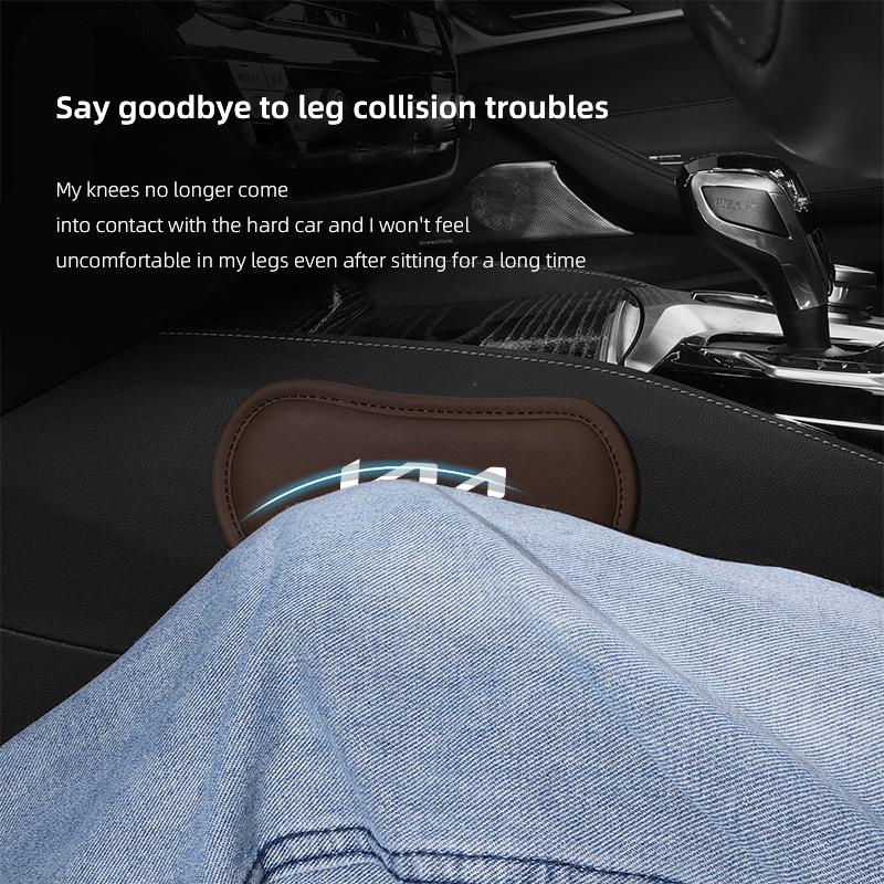 Car Interior Leg Knee Rest Pads Leather Cushion For KIA K3 Sportage Carnival K5 Seltos Pegas KX1 EV5 Sonet EV6 K4 EV3 Ceed K8