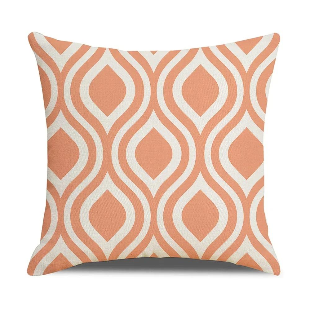 Nordic Geometric Throw Pillow Cover With Short Plush Print Living Room Sofa Decoration Cushion Cover Pillow Covers Decorative