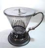 Clever Clever coffee dripper průsvitná černá velikost L