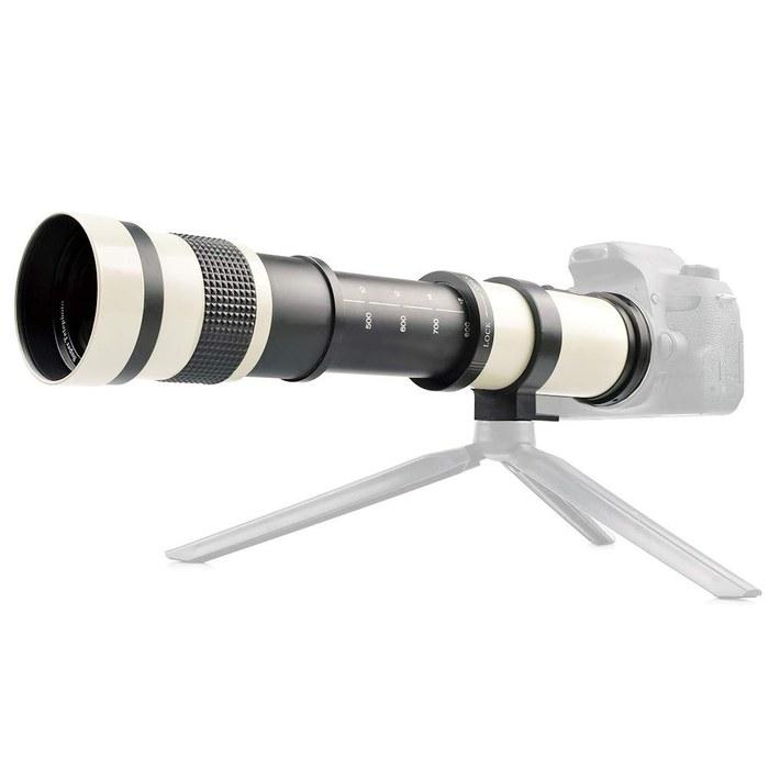 Telephoto Lens for [Canon] EF-S Mount Cameras 420-800mm f/8.3-16 Full Manual Focus Telescope Zoom, Multi-Layer MC Coating, Manual Focus,