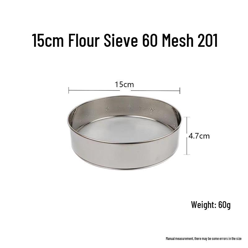 Stainless Steel Fine Mesh Flour and Sugar Sifter Tool