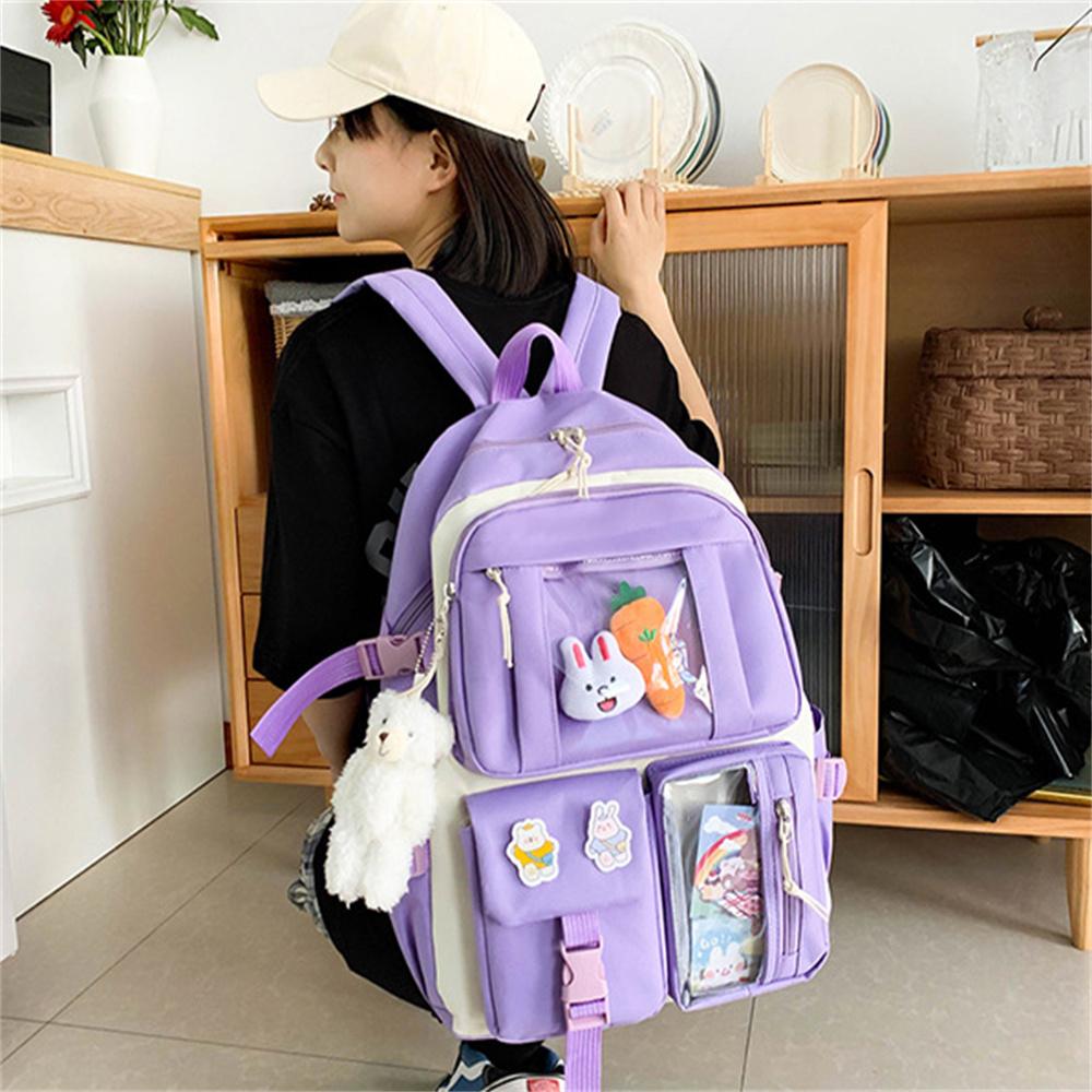 New School Bag Four-Piece Backpack