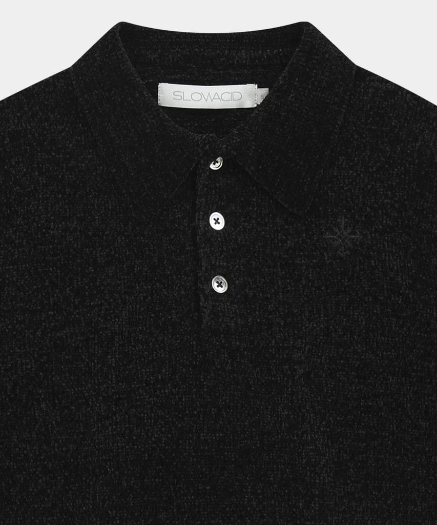 SLOWACID Velour Solid Pk Knit [Black]