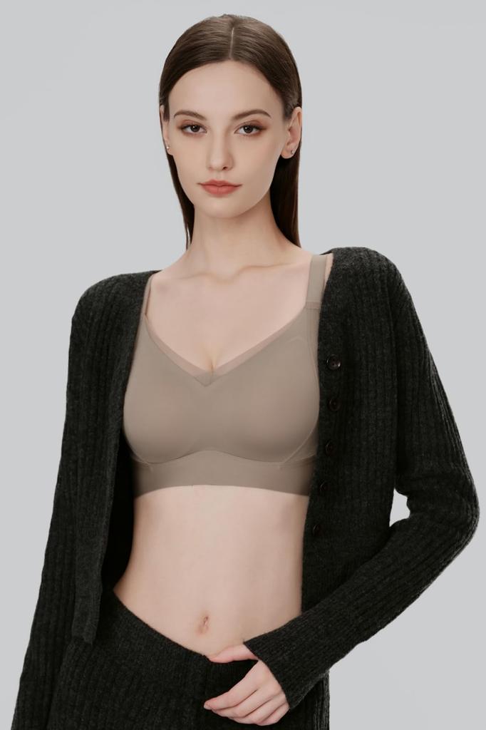Basic Wide Side Bra for Firm Side Fat and Gravity Fit Support Underwear 3D Waterdrop Wide and Hook and Loop Design for a Flattering Body Perfect for