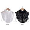 White Black Fake Collar Detachable Neckline Clothes Accessory False Collar  Women Girls