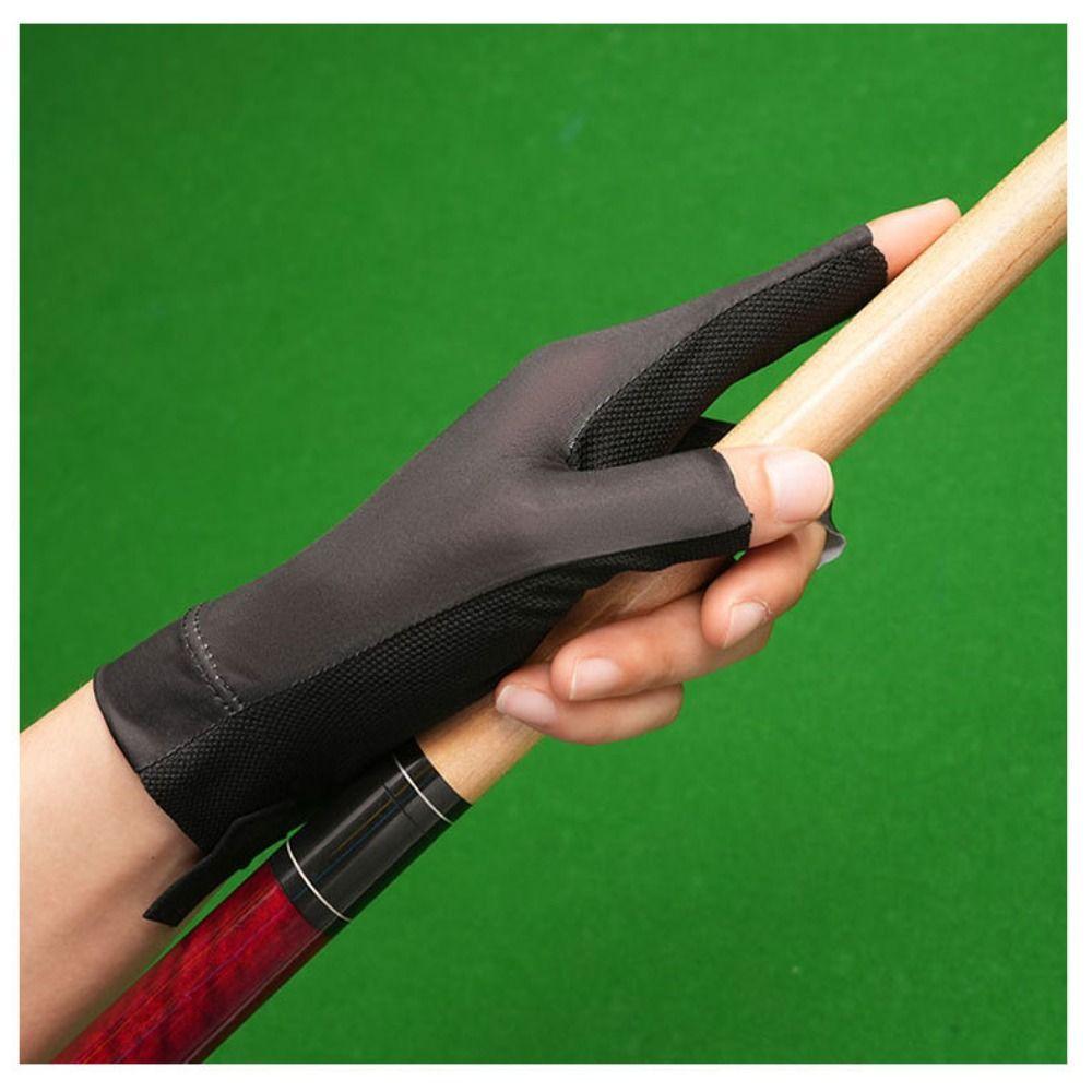 Three Fingers Billiard Glove Left Hand Billiards Accessories Durable Snooker Glove