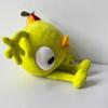 Bing Bong Scout Plush Toy Cute Green Cartoon Stuffed Animal with Propeller Hat Soft Plushie Doll From PEAK Game Perfect Kids Gift Fans and Collectors