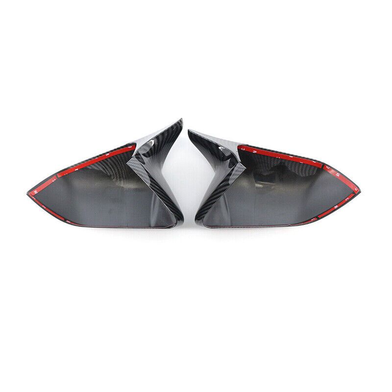 Für Ford Mustang 2015-2019 Auto Rückspiegel Seitenspiegel Abdeckung Flügelkappe Außentür Rückansicht Fall Trim Aufkleber Carbon Fiber