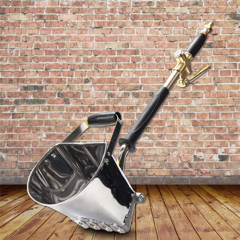 7.9KGS Cement Mortar Concrete Air Stucco Plastering Sprayer Hopper Paint Wall Tool NEW