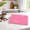 26 Letters Shape Silicone Mold Set Flexible Silicone Chocolate Candy Mold  Party Decoration