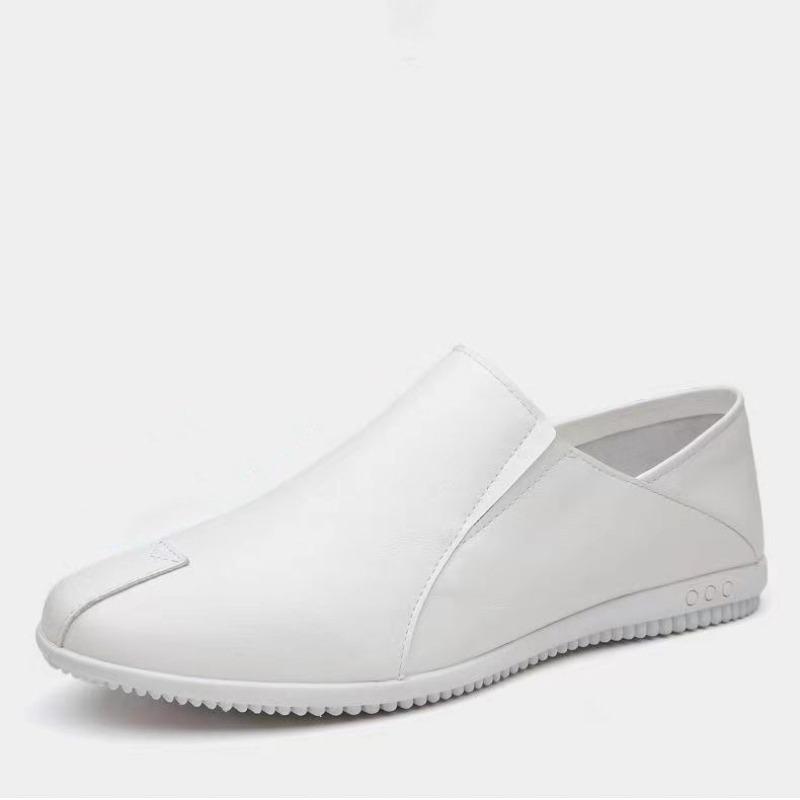 Summer New Casual Shoes Soft Leather One Step Soft Sole Face Men's Casual One Step Leather Shoes