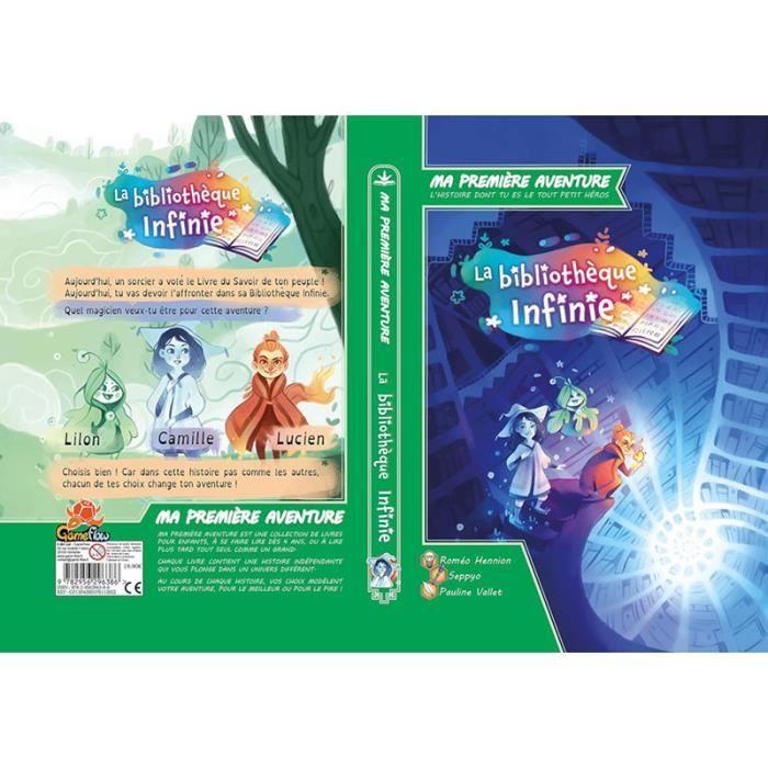Ma Première Aventure - La Bibliothèque Infinie - Jeux de société - Jeux pour les enfants - Jeux pour apprendre