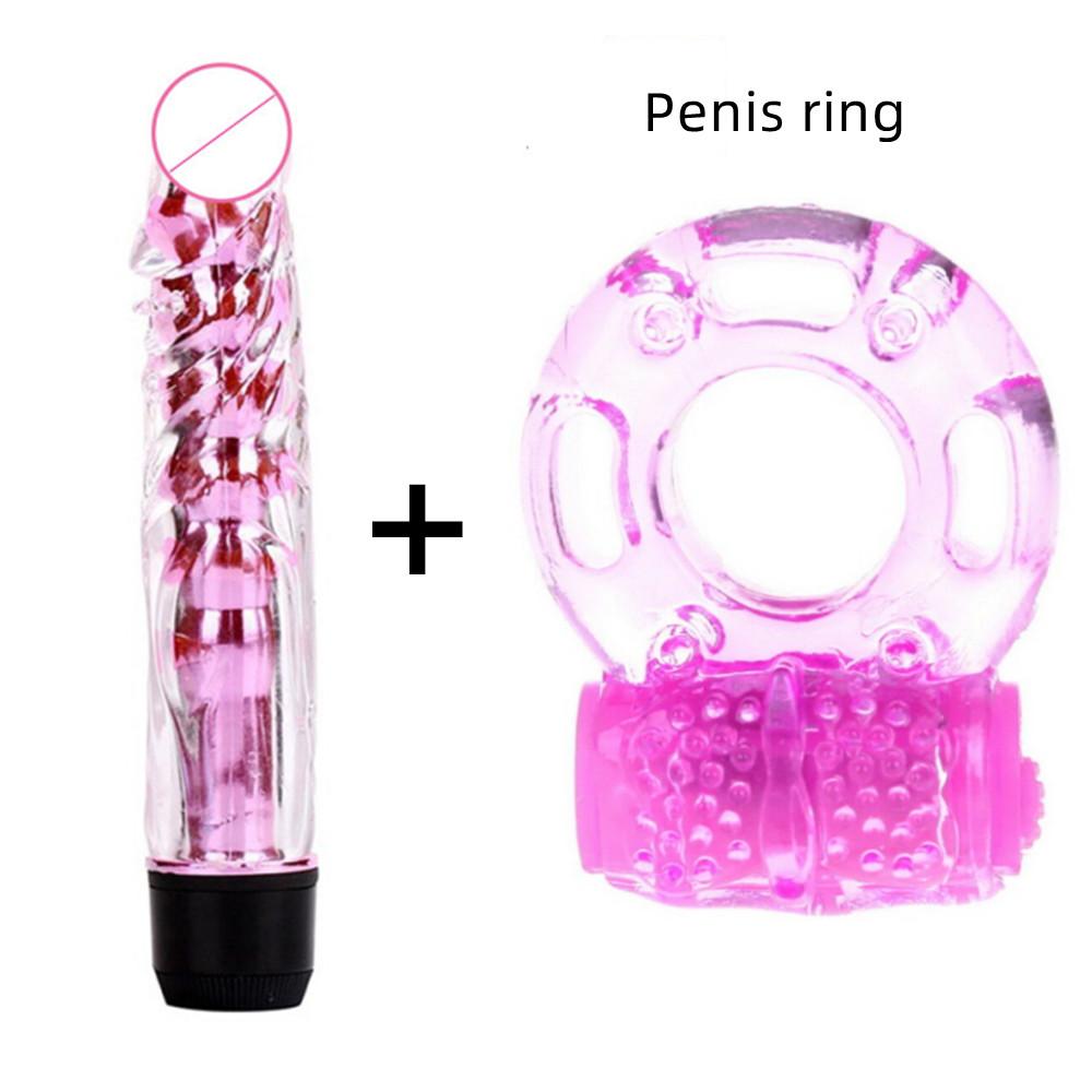 Jelly Vibrator Stick Long Anal Butt Plug Beads Silicone G-Spot Massager Adults Female Sex Toys For Couples Masturbation