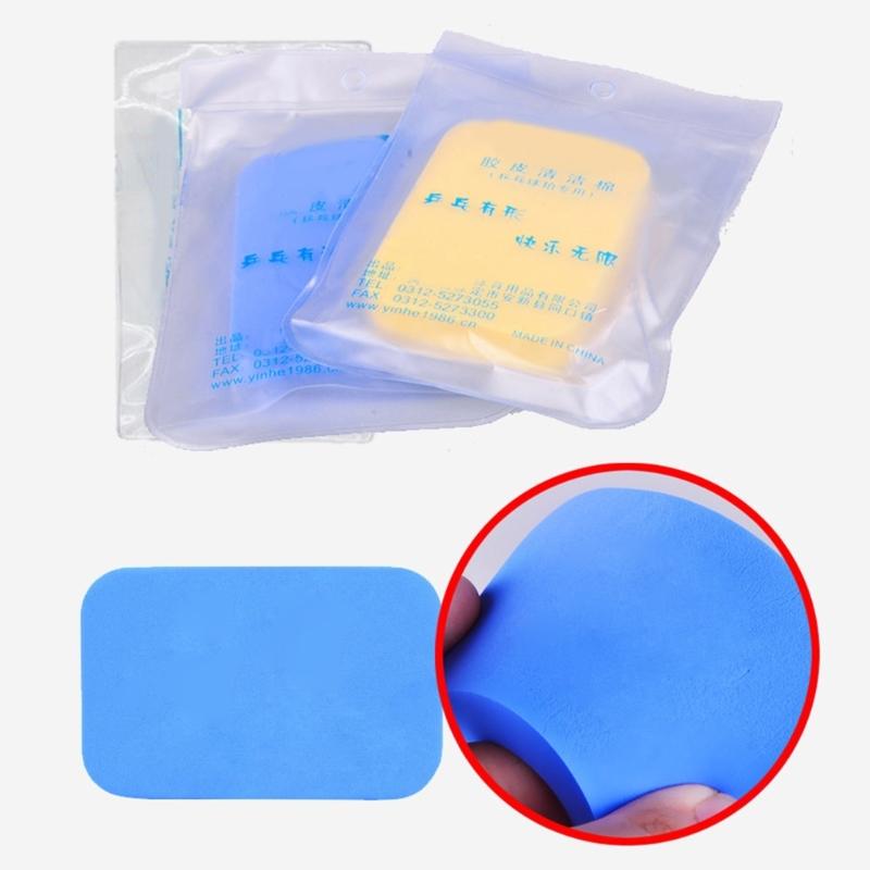 Table Tennis Cleaning Sponge Racket Cleaning Scrubber Small Racket Pat Cleaner Paddles Cleaning Tool Easy to Use