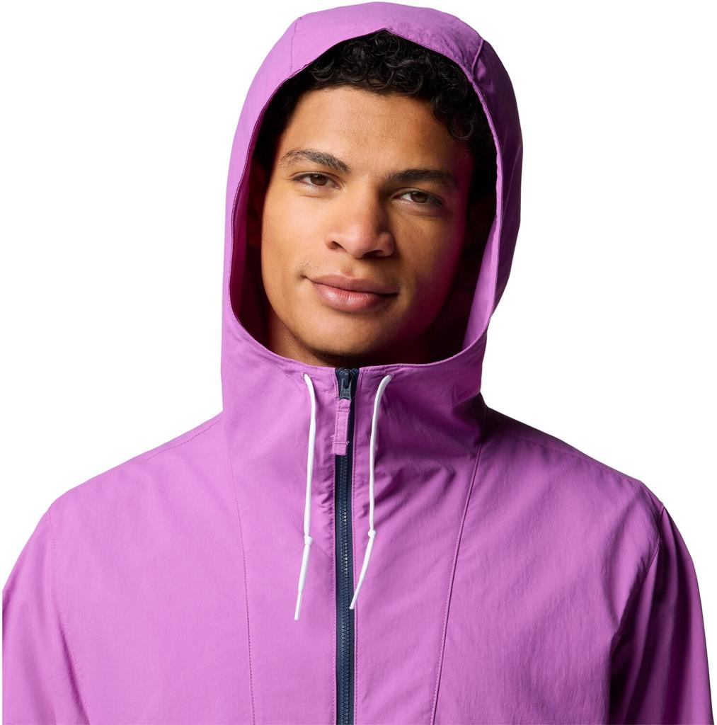 Куртка Columbia Spire Valley Hooded Windbreaker (2117051) razzle/collegiate navy/white