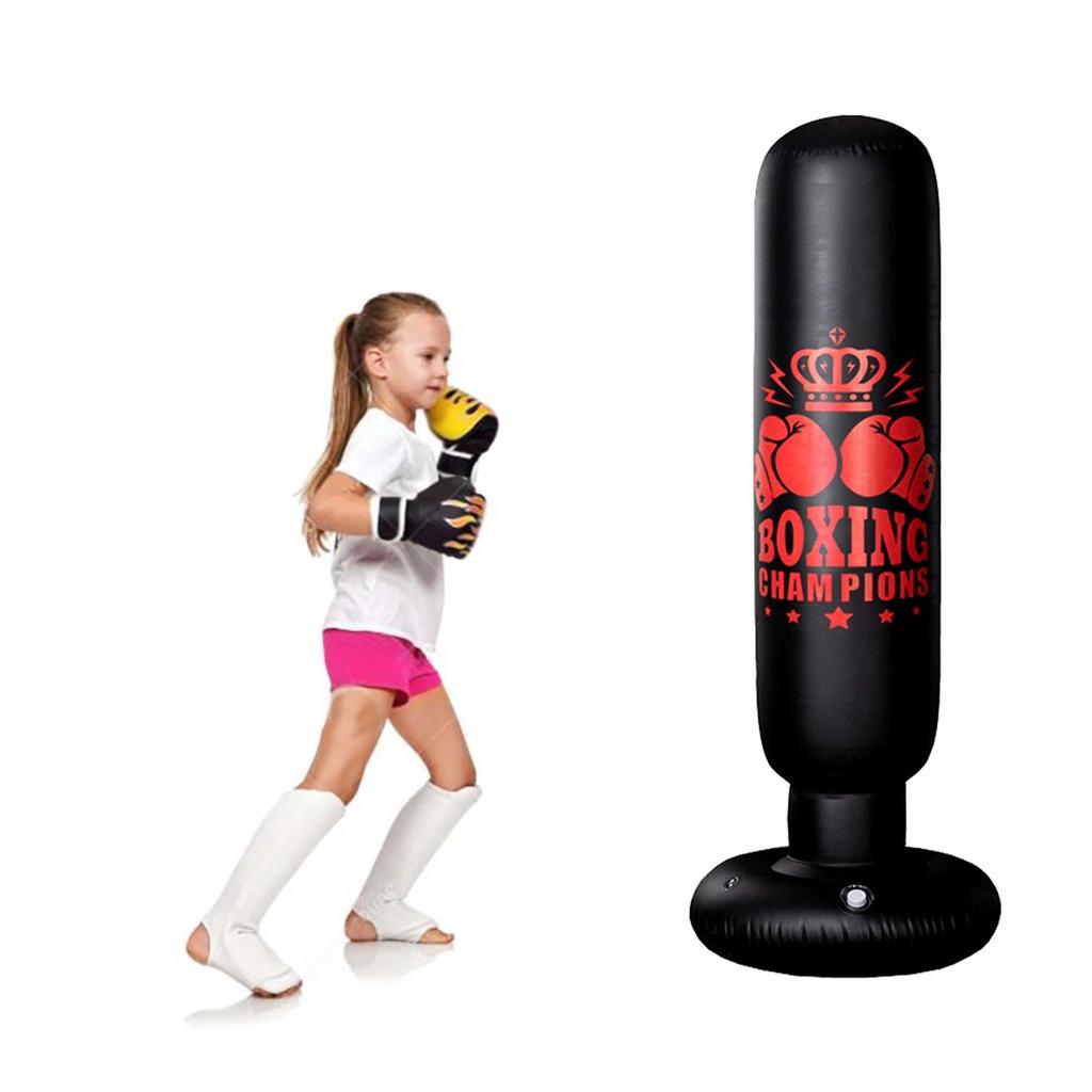 1.6M entraînement Fitness MMA boxe autoportant sac de boxe support sacs gonflables vitesse ajustement adultes enfants