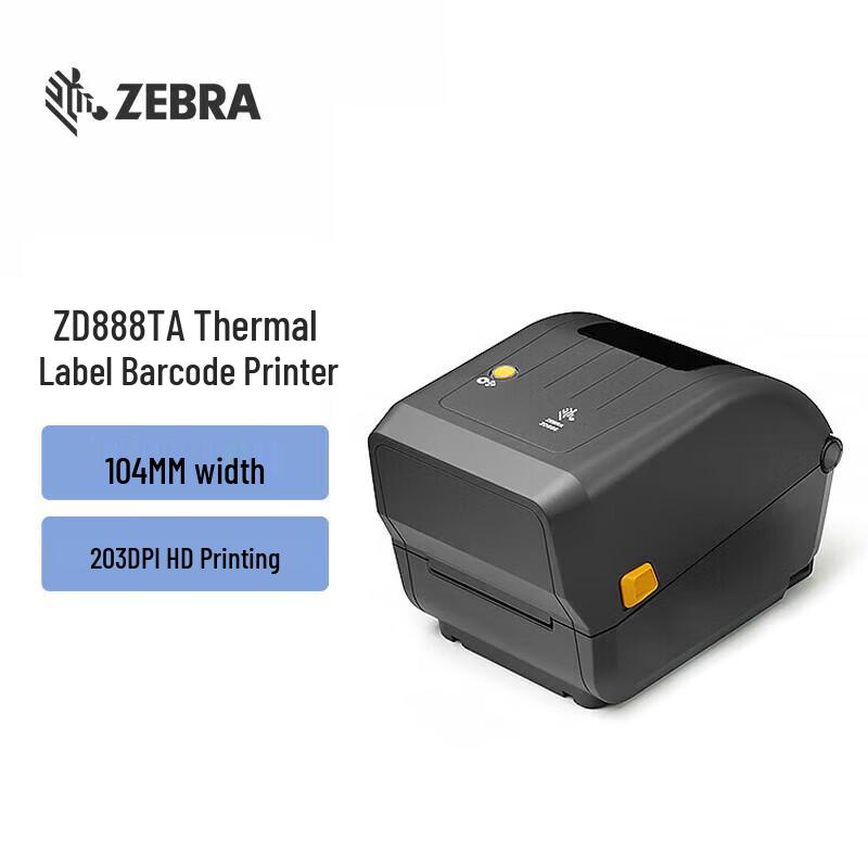 Zebra ZD888TA Desktop Thermal Transfer Label Printer