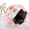 Happy Samoyed Pattern, Automatic Folding Umbrella, Portable and Foldable Design, 8 Ribs, a Christmas or Birthday Gift.