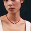 Lowool Red Sparkle Necklace