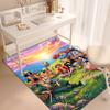 Starring the Japanese cartoon ONE PIECE Monkey D. Luffy carpet is suitable for living room and bedroom doormats office balcony decorative carpet V21